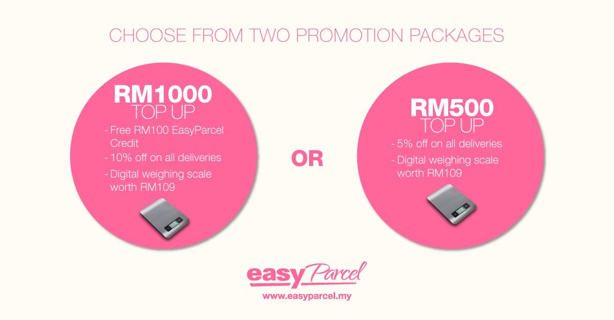 [TOP UP PROMO] Get Free Delivery Credit and 10% Off Our Rate