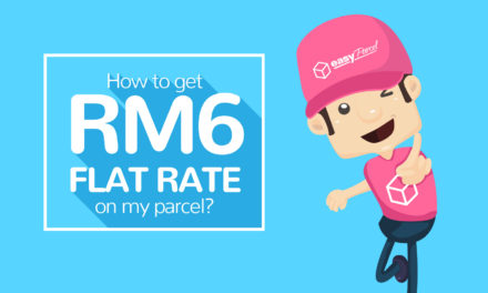 How To get RM6 flat rate on my parcels?