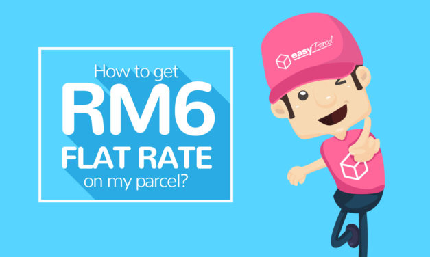 How To get RM6 flat rate on my parcels?