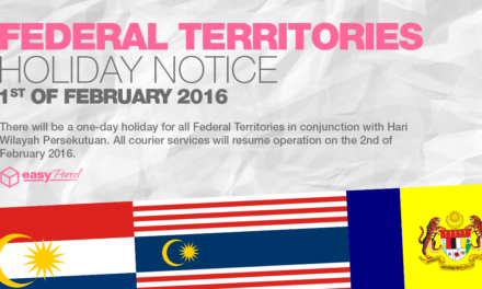 Federal Territories Holiday Notice – 1st February 2016