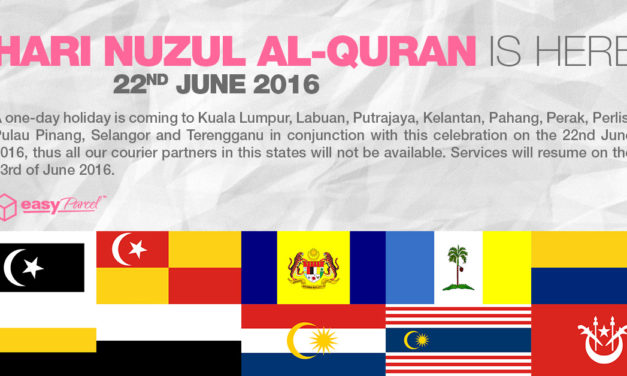 [HOLIDAY NOTICE] Hari Nuzul Al-Quran – 22nd June 2016