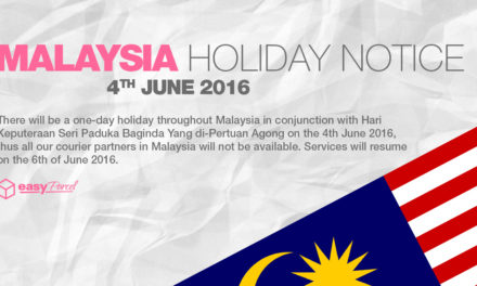 Malaysia Holiday Notice – 4th June 2016