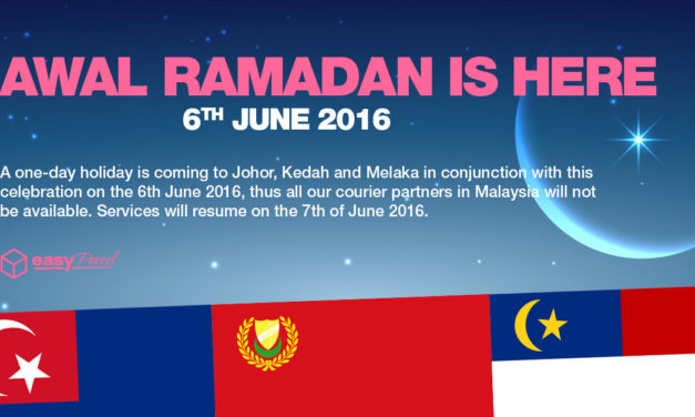 [HOLIDAY NOTICE] Awal Ramadan – 6th June 2016