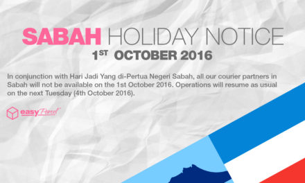 [HOLIDAY NOTICE] Hari Jadi Yang di-Pertua Negeri Sabah