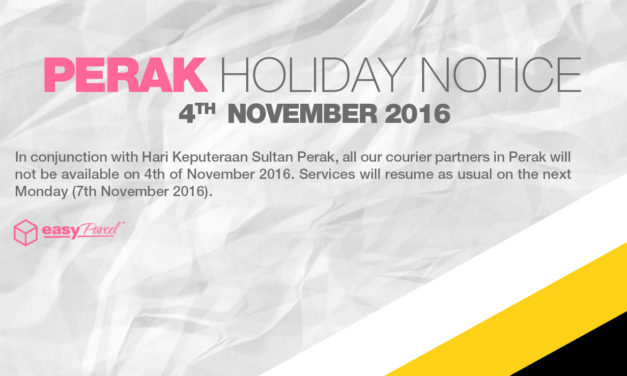 [HOLIDAY NOTICE] Hari Keputeraan Sultan Perak