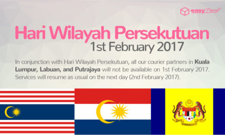 [HOLIDAY NOTICE] Hari Wilayah Persekutuan