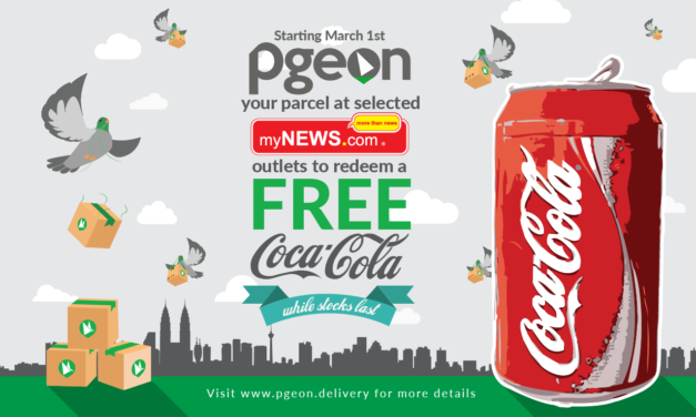 Officially Ended – [A THIRST-QUENCHING FREEBIE] Redeem Your FREE Can of Coke When You Pgeon Your Parcel at Selected myNEWS.com Outlets!