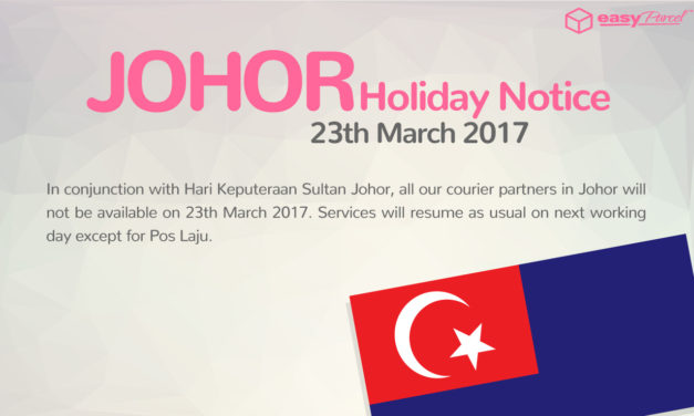 [HOLIDAY NOTICE] Hari Keputeraan Sultan Johor