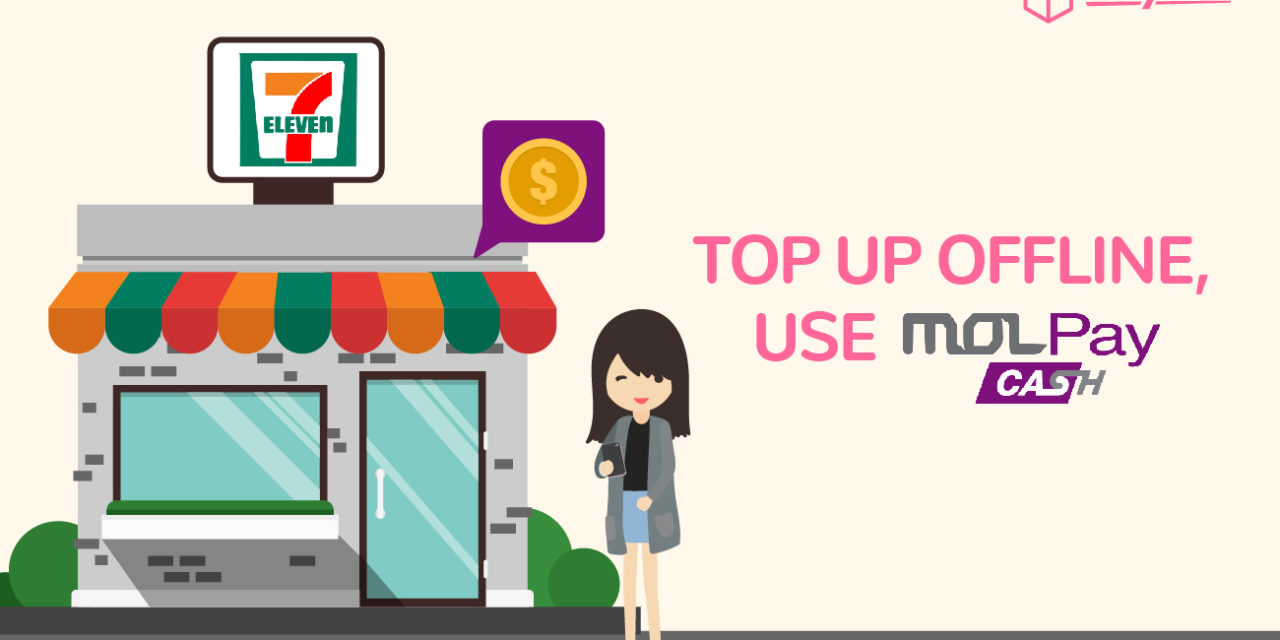 Top Up Offline, Use MolPay Cash