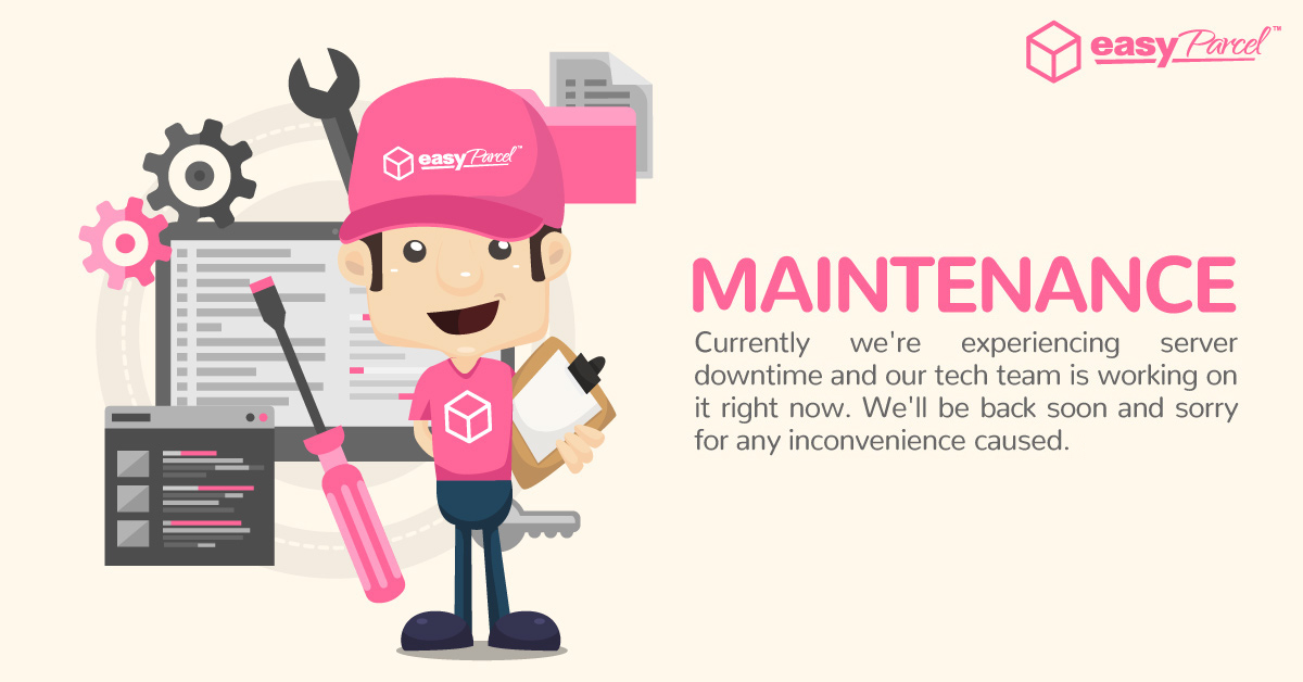 21st August 2017: Server Maintenance On EasyParcel Website