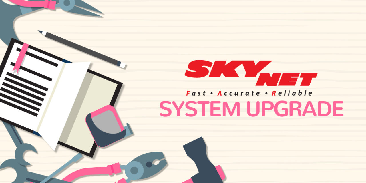 Skynet Courier Will Be Having System Upgrade