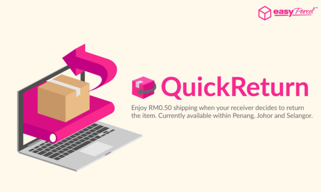 QuickReturn – RM0.50 Shipping For Returned Parcel