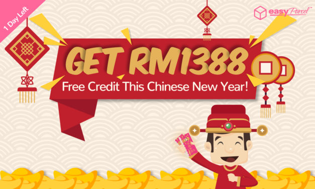 [GRAB RED PACKET] Enjoy Up To RM1388 Credit With EasyParcel This Chinese New Year