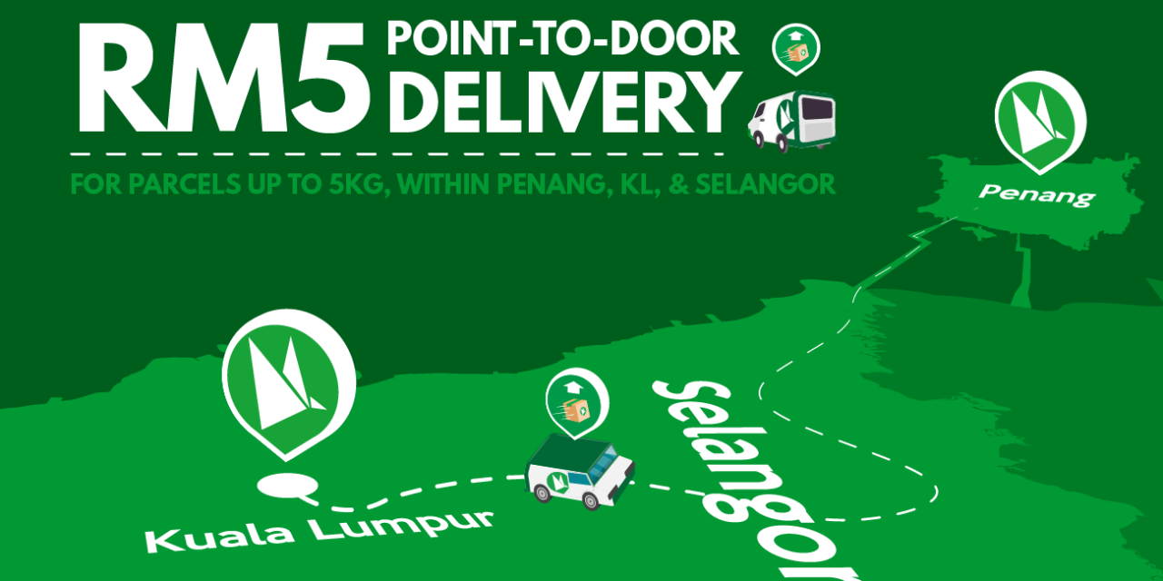 RM5 Flat Rate – Point-to-Door Now Available for Pgeon Delivery