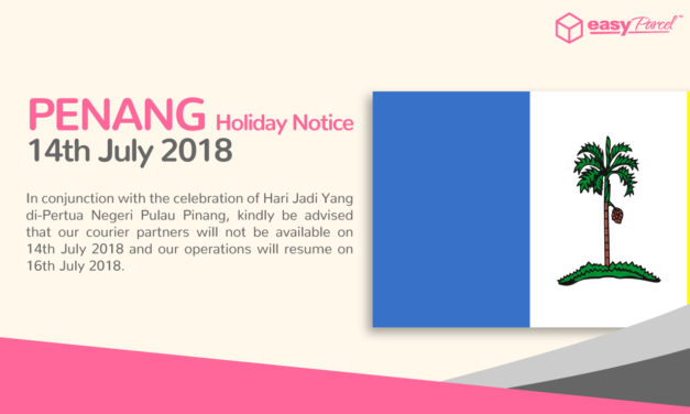 [HOLIDAY NOTICE] Hari Jadi Yang di-Pertua Negeri Pulau Pinang