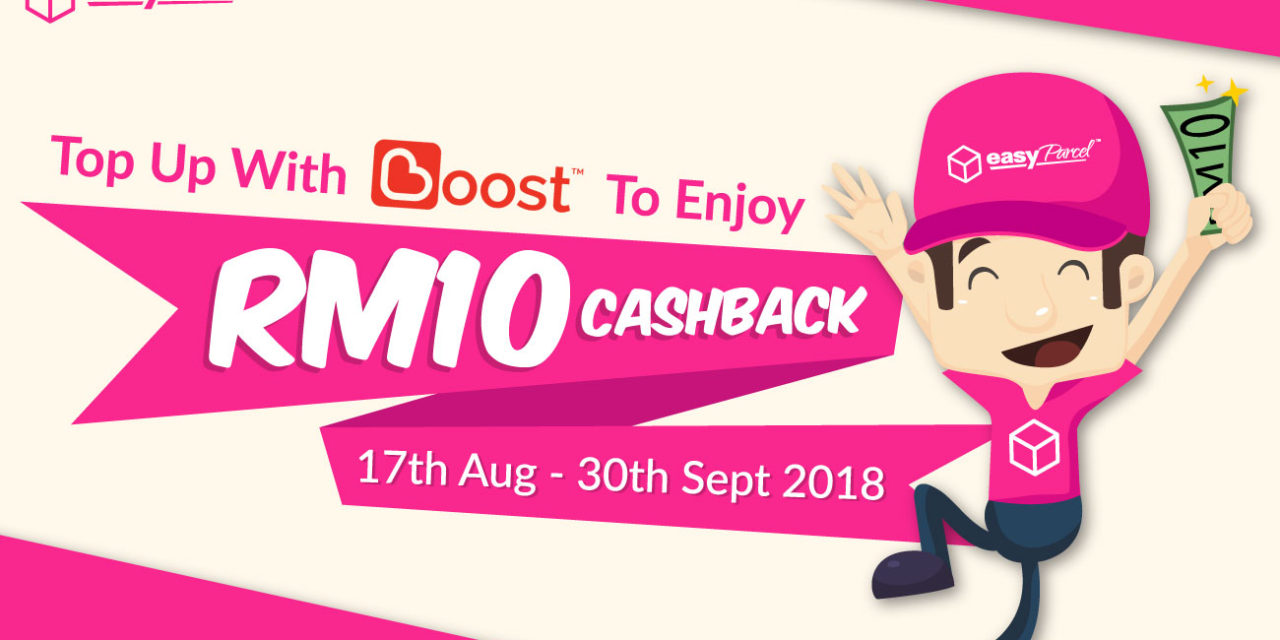 [LIMITED TIME] Enjoy RM10 Cashback With Top Up Of EP100-EP1000 Via Boost