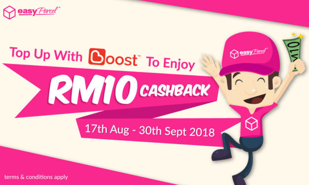 [LIMITED TIME] Enjoy RM10 Cashback With Top Up Of EP100-EP1000 Via Boost