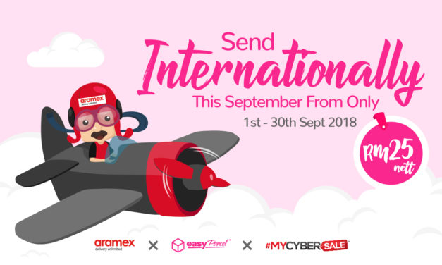 #MYCYBERSALE2018: Send For Less To The Globe With Aramex!