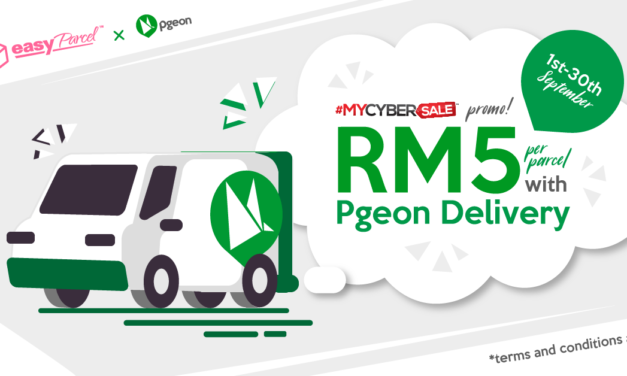 RM5 Parcel Delivery with Pgeon On MYCyberSale 2018