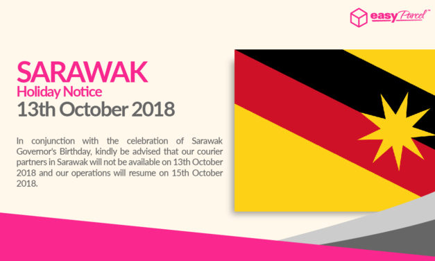 [HOLIDAY NOTICE] Selamat Hari Jadi Yang di-Pertua Negeri Sarawak