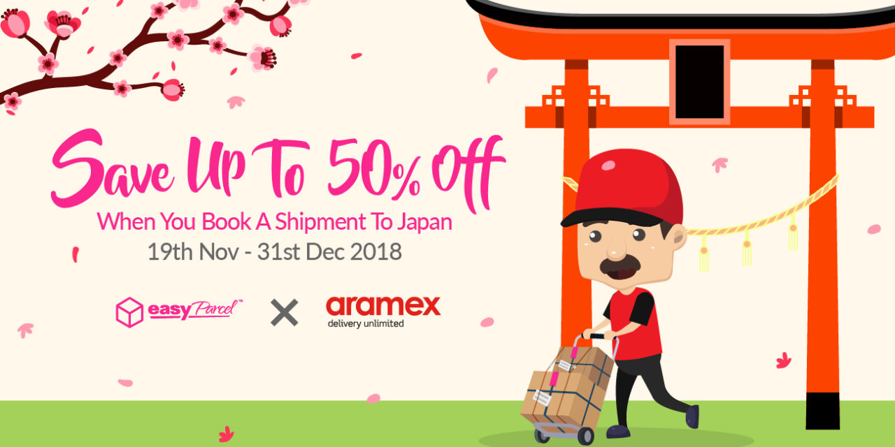 [LIMITED TIME ONLY] Save Up To 50% With Aramex When Deliver To Japan