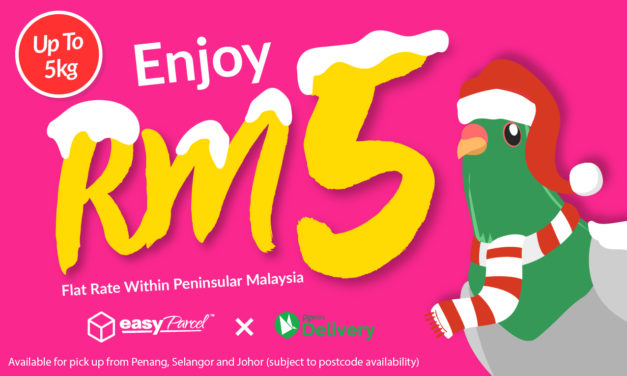 Grab RM5 Flat Rate With Pgeon Delivery This Season Of Celebration